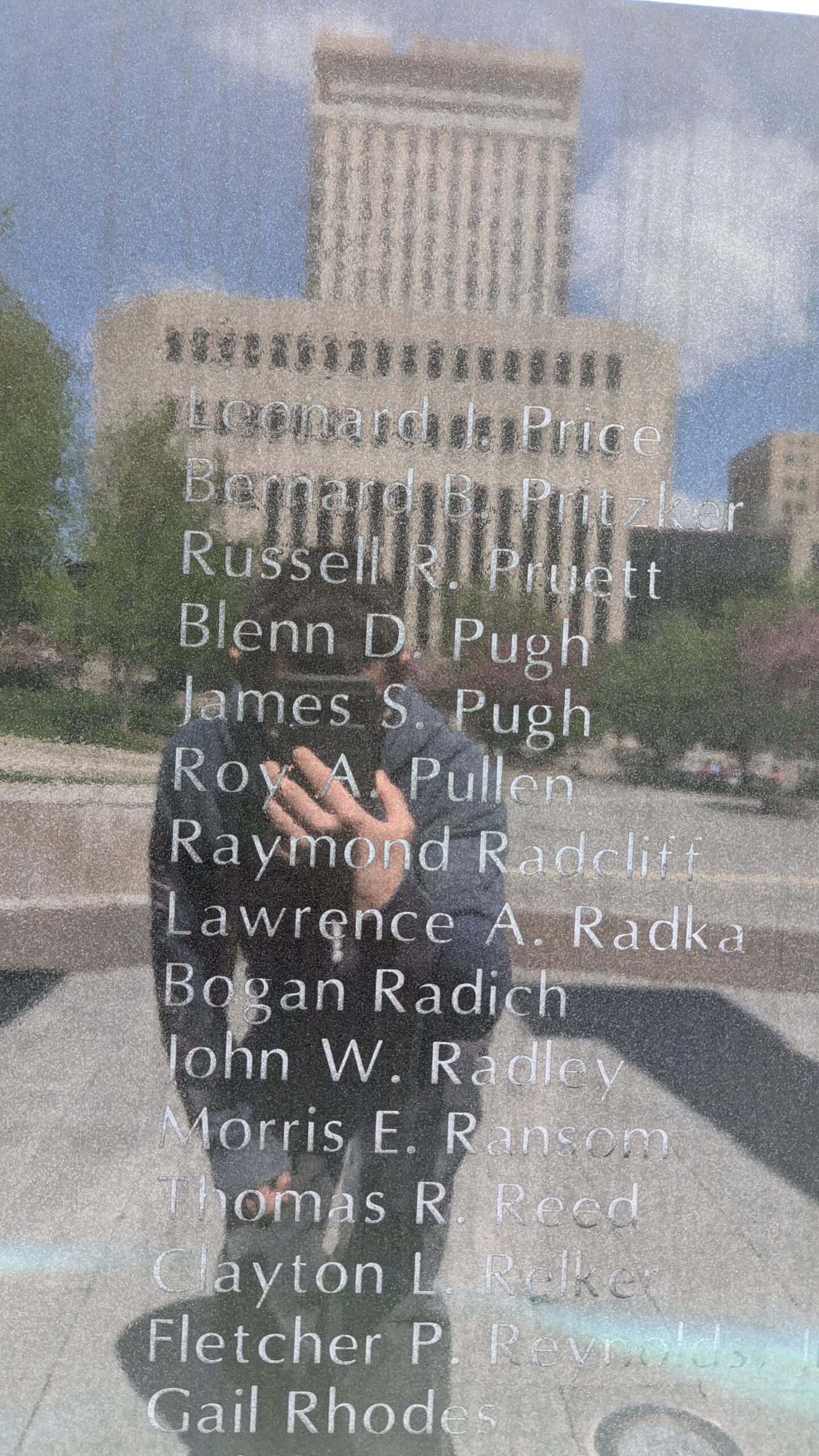 Names on a War Memorial include Raymond Hendricks