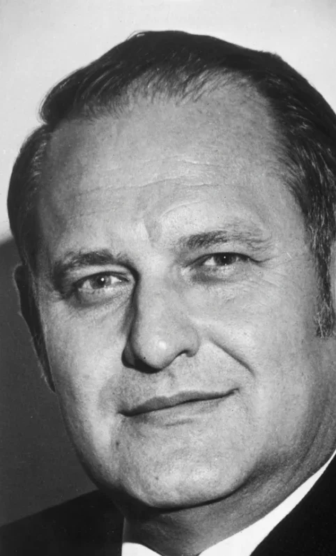 caucasian man with slicked back hair wearing a suit